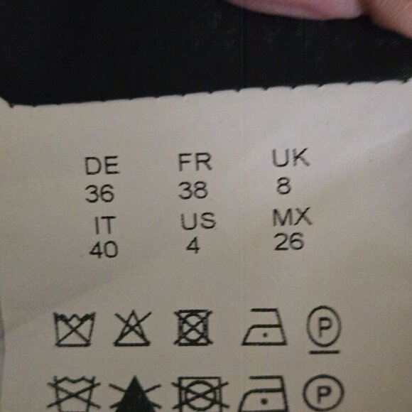 Boss Hugo Boss Delura Stretch Wool Blue Sheath Career Dress Size 4 - Picture 9 of 11